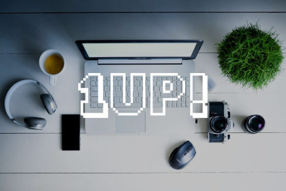 1Up Display Font for Modern Web Design
