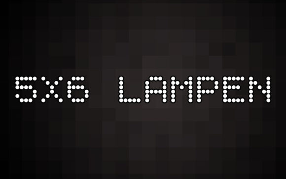 5x6 Lampen: A Display Font for Modern Web Design