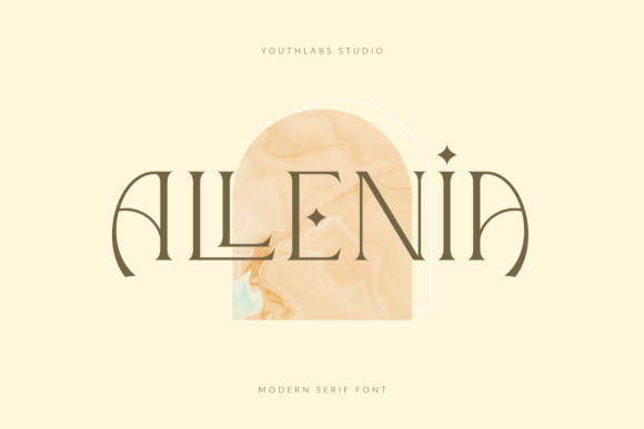 Allenia: A Serif Font That Breathes With Your Content