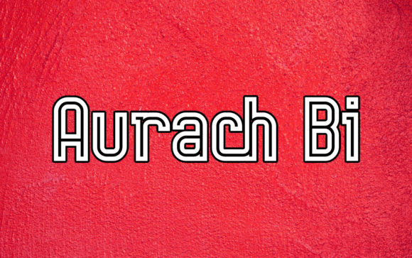 Aurach Bi: A Timeless Display Font for Editorial Design