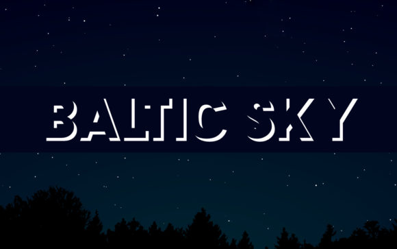 Baltic Sky: A Display Font for Impactful Digital Design