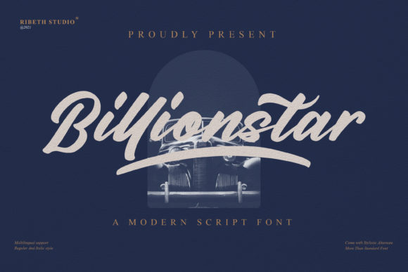 Billionstar: A Handwritten Font That Feels Human, Not Hectic