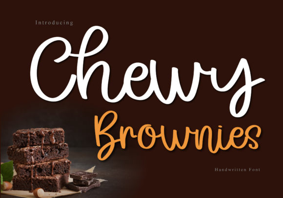 Chewy Brownies: A Warm, Flexible Handwritten Font for Editorial Charm