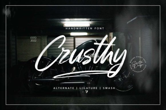 Crusthy Font: A Warm, Authentic Handwritten Typeface for Small Business Branding