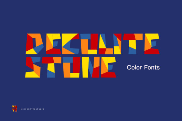 Decolite Stone: A Bold Color Font for Web Designers