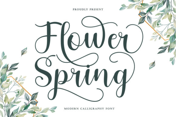 Flower Spring Font: A Modern Script for Trusted Branding