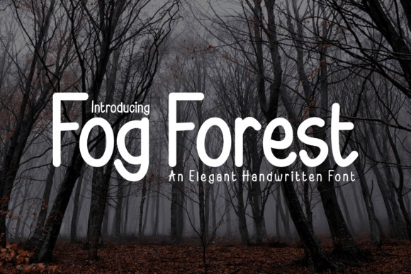 Fog Forest Font: A Handwritten Touch for Calm, Clear Editorial Design