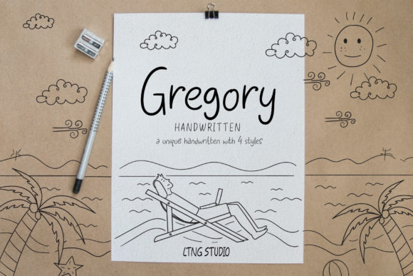 Gregory Handwritten: A Thoughtful Script Font for Warm Editorial Moments