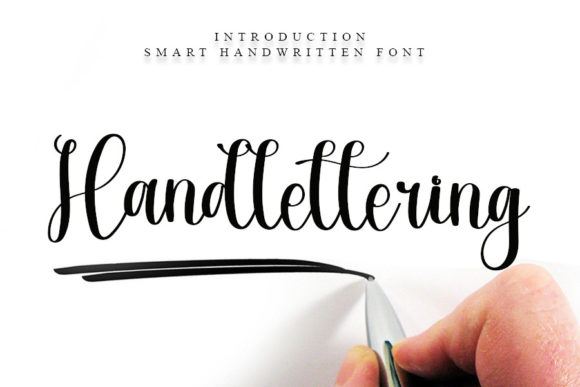 Handlettering: A Delicate Script Font for Thoughtful Editorial Moments