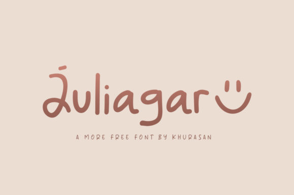 Juliagar: A Thoughtful Handwritten Typeface for Calm Editorial Moments