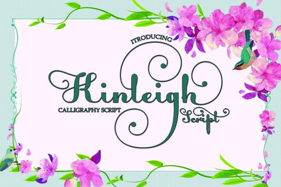 Kinleigh: A Romantic Script Font That Elevates Your Brand