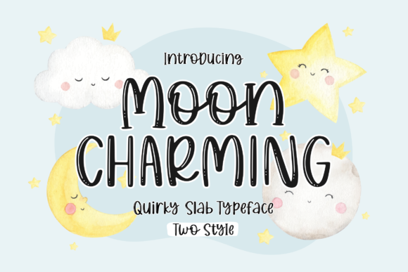Moon Charming: A Playful Duo Font for Warm, Standout Branding