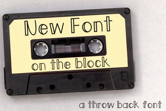 New Font on the Block: A Playful Display Typeface for Handmade Creators