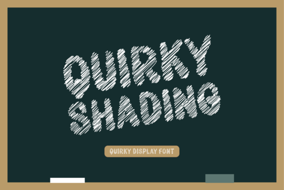 Quirky Shading: A Playful Handwritten Font for Digital Branding