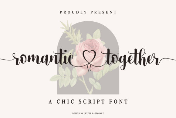 Romantic Together: A Chic Script Font for Digital Branding
