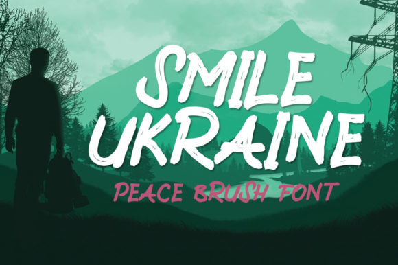 Smile Ukraine: A Refreshing Display Font for Editorial Warmth