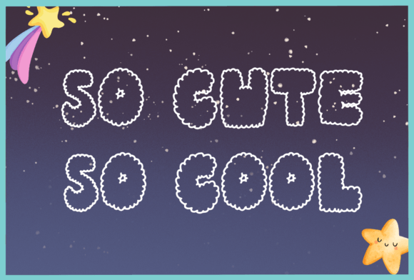 So Cute so Cool Font: A Playful Display Typeface for Handmade Brands