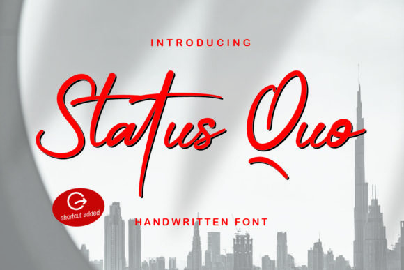 Status Quo Handwritten Font for Crafters & Sellers
