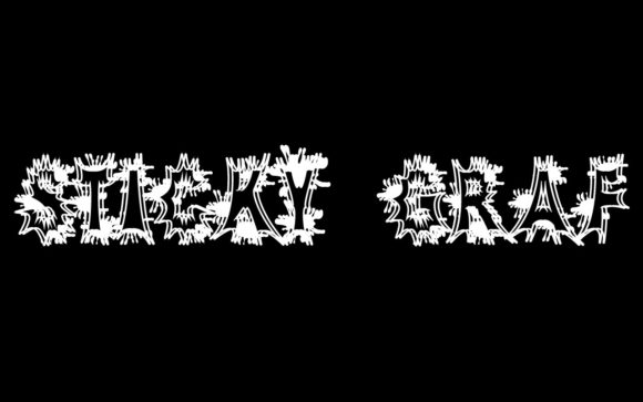 Sticky Graf: A Bold Display Font for Editorial Design