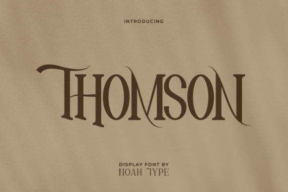 Thomson: A Serif Font That Makes Your Brand Feel Thoughtful